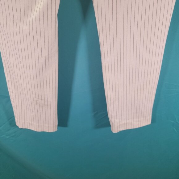 Loft Marisa Skinny Pinstripe Pants Size 4 Women's - Picture 7 of 7